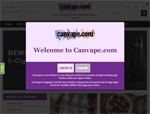 Tablet Screenshot of canvape.com